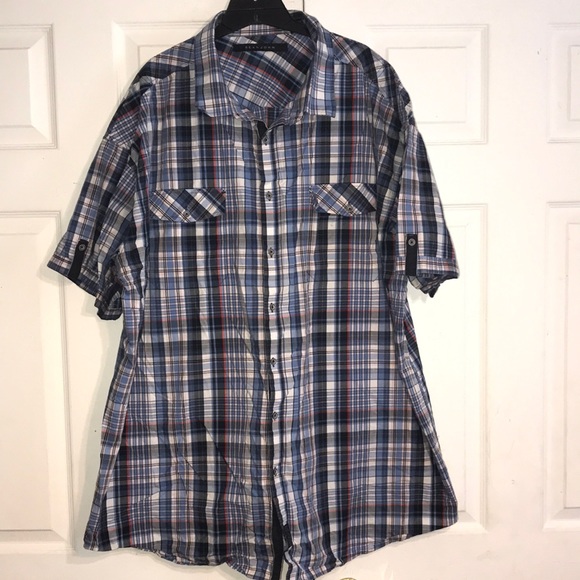 Men’s Sean John Plaid Shirt - Picture 1 of 8